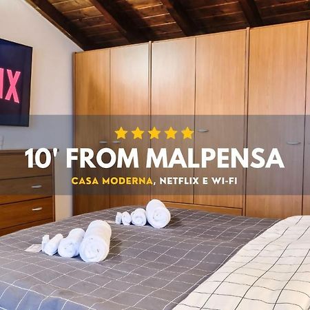 شقة 10' From Malpensa Casa Moderna, Netflix & Wi-Fi Casorate Sempione المظهر الخارجي الصورة